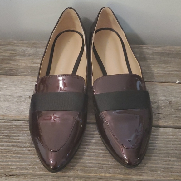 Kelly & Katie Shoes - Kelly & Katie Burgundy Patent Leather Loafers